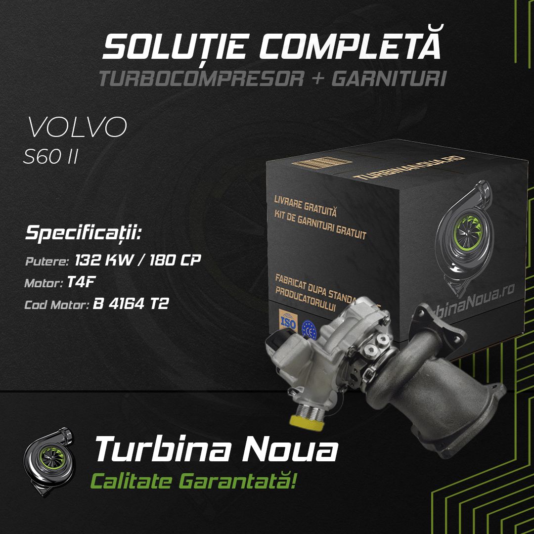 Turbina VOLVO S60 II T4F 132 KW / 180 CP Noua - Image 3