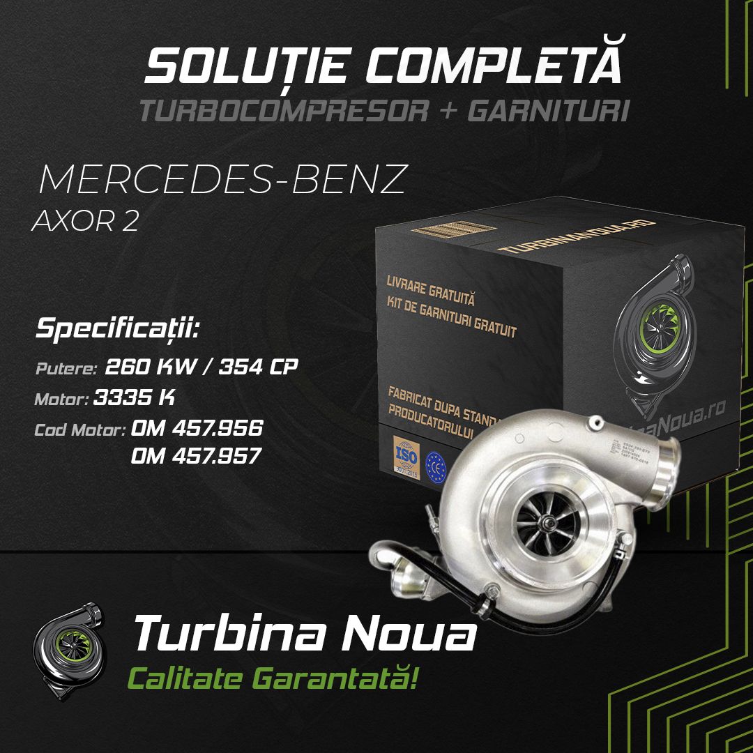 Turbina MERCEDES-BENZ AXOR 2 3335 K 260 KW / 354 CP Noua - Image 3